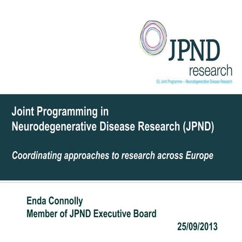 Enda Connolly Slides, AAL Forum 2013