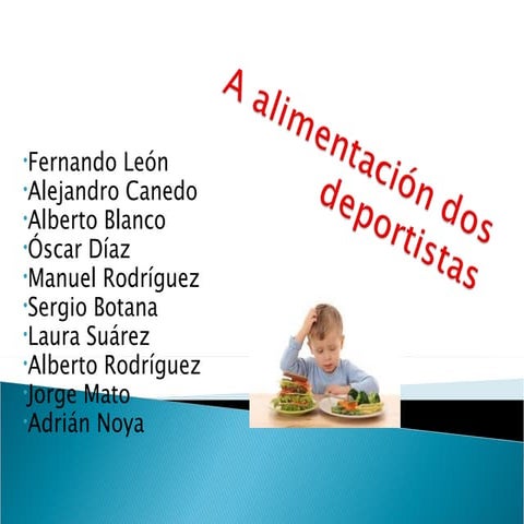 A alimentación dos deportistas