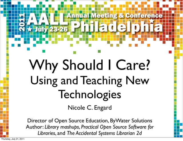 Teaching and Learning Technology