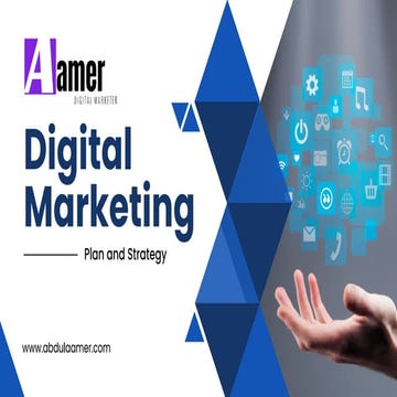 Abdul Aamer - Digital Marketing Plan & Strategy | PDF