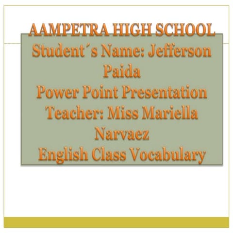 Aampetra high school