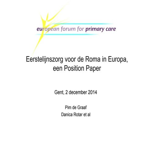 Aanbevelingen voor het beleid