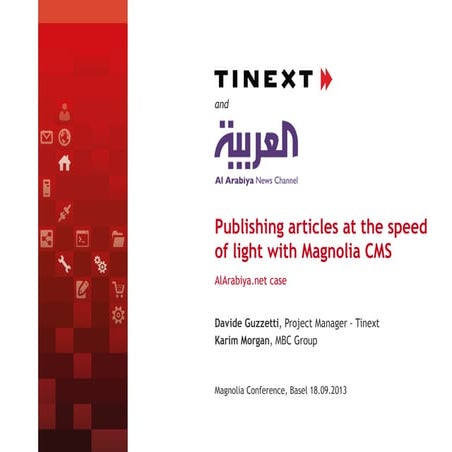 Al Arabiya News Channel - Publishing articles at the speed of light with Magn...