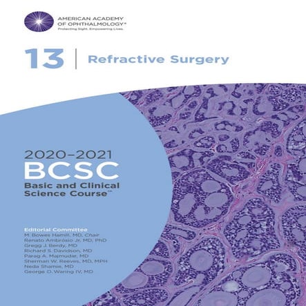 Aao bcsc 2020-2021 13.refractive surgey | PDF