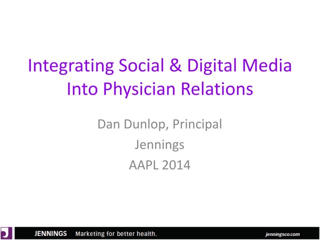 Integrating Social & Digital Media ...