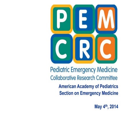 AAP 2014 PEMCRC Presentation