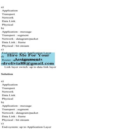 a) Application Transport Network Data Link Physicalb) .pdf