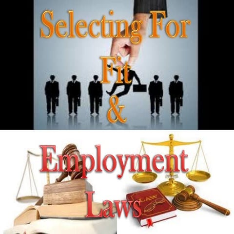 Selection for Fit, Recruitment and selection, HRM