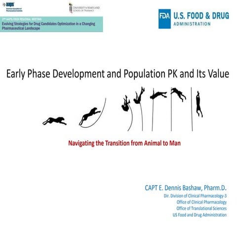 UPDATED-Early Phase Drug Developmetn and  Population PK and Its' Value
