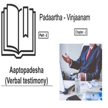 aaptopadesha.pptx for bams ist frof. Padarth vigyaan