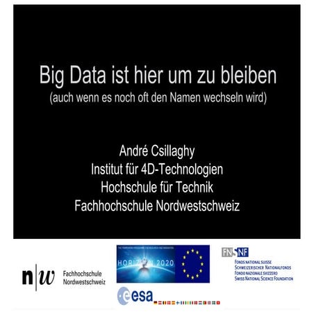 Big Data ist hier um zu bleiben