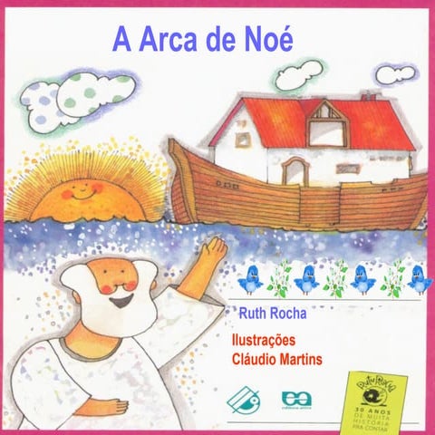 A arca de noé ( letra minúscula com efeitos)