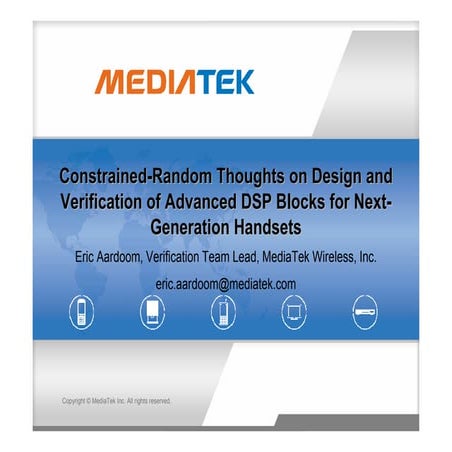 Constrained-Random Thoughts on Advanced Constrained-Random Thoughts on Advanc...