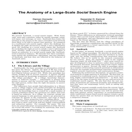 Aardvark Final Www2010