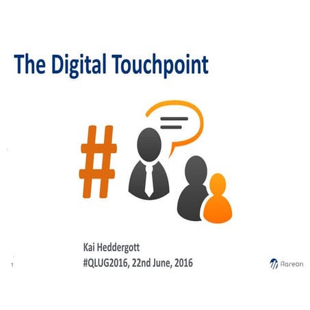 Aareon UK QLUG2016 Digital Touchpoint