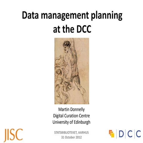 Data Management Planning at the DCC