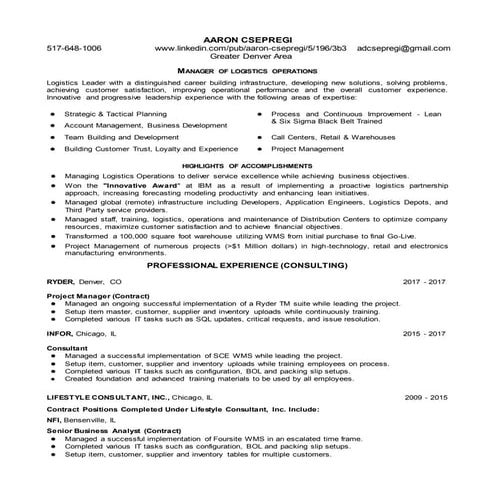 Aaron csepregi   2017 resume