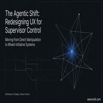 The Agentic Shift: A Structural Redesign of Human–Machine Experience | PDF