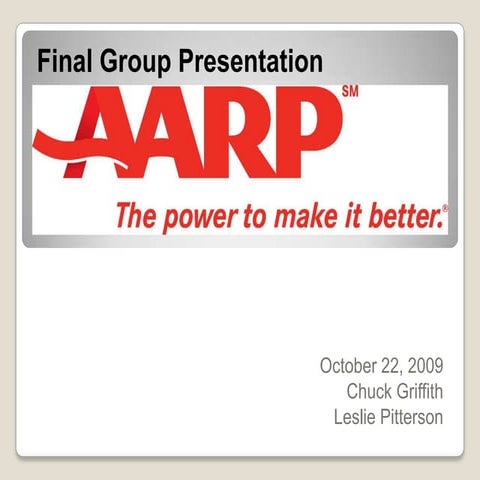 AARP presentation | PDF