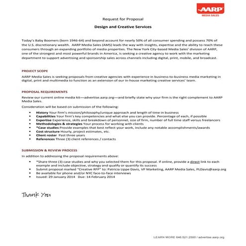 Ad Agency RFI Template | DOC
