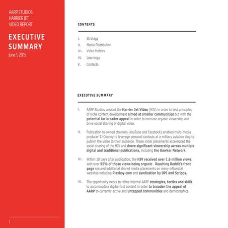 AARP Studios: Harrier Jet Video Report