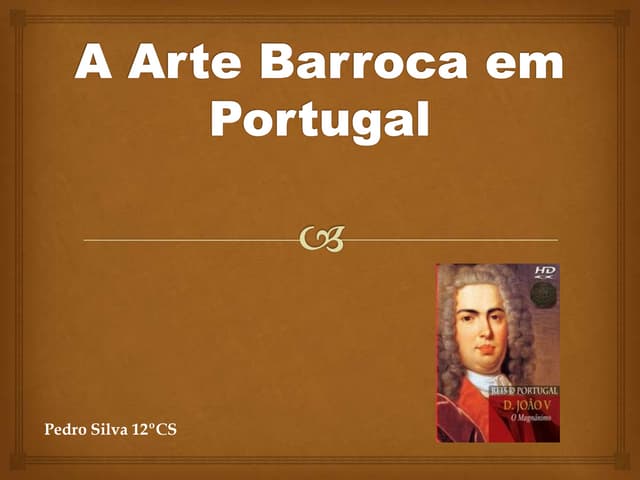 A arte barroca em portugal