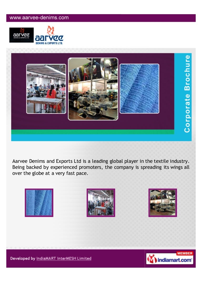 aarvee denims & exports ltd