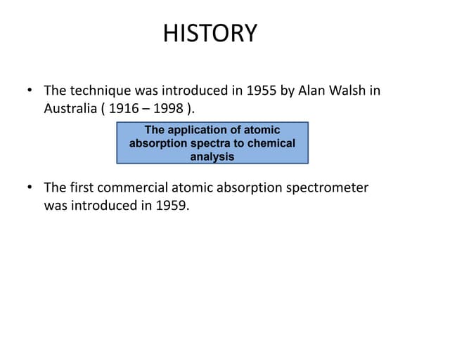 Atomic Absorption Spectroscopy (www.Redicals.com)