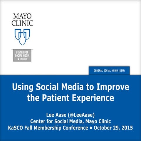 Kansas Society of Clinical Oncology on Social Media