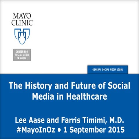 #MayoInOz Opening Keynote