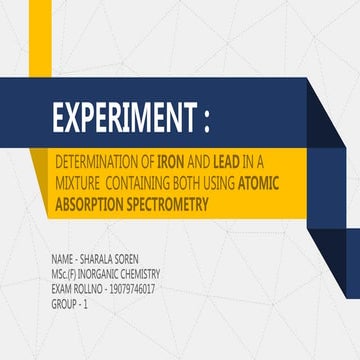 Atomic Absorption Spectroscopy