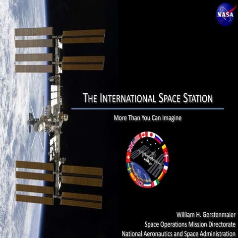 The International Space Station: More Than You Can Imagine