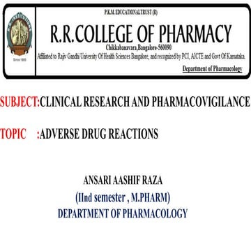 CLINICAL RESEARCH AND PHARMACOVIGILANCE .pptx