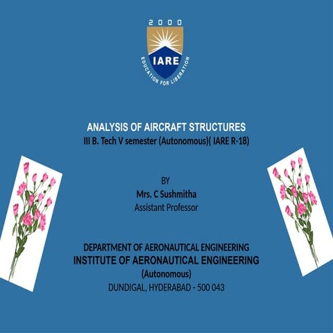analysis of aircraft & aerospace structures.pptx