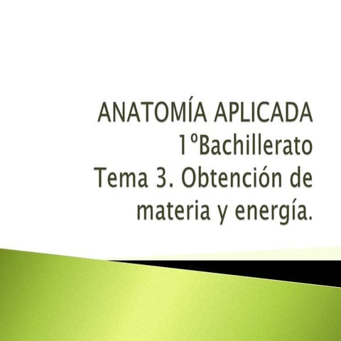 AA T3. Obtención de materia y energía.