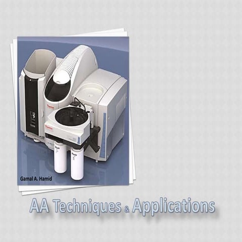 Atomic Absorption  Techniques & Applications