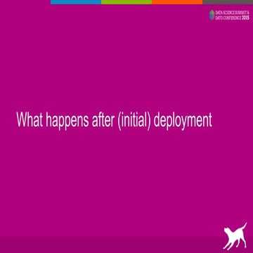 Production and Beyond: Deploying and Managing Machine Learning Models