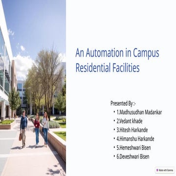 A AutomCampus Residential Facilities.pptx