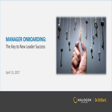 Manager Onboarding: The Key to New Leader Success