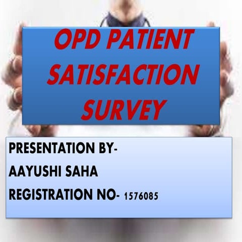 outpatient satisfaction survey