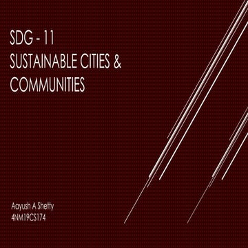 Sdg 11 presentation | PDF