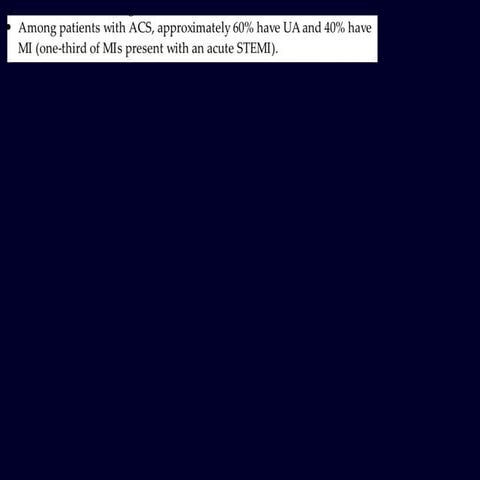 acute coronary 1 defines management of acute coronary syndrome | PPTX