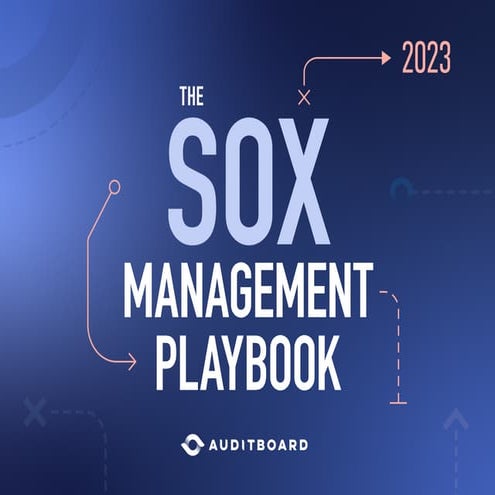 Auditboard EB SOX Playbook 2023 edition.
