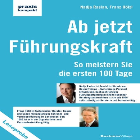 Ab jetzt Führungskraft