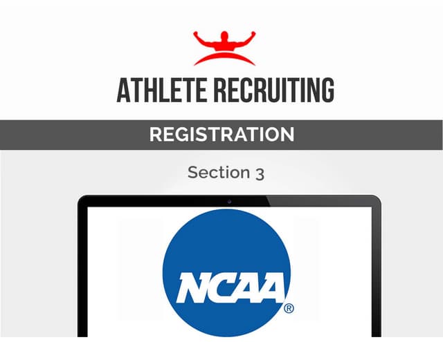 Athlete NCAA Recruiting Registration (Section 3 of 11)