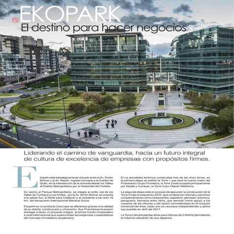 Centro Corporativo Ekopark PDF