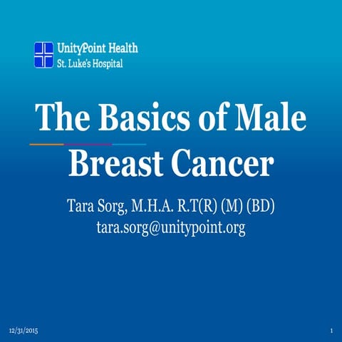 Tara PowerPoint Male Breast Cancer