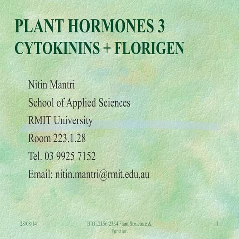 Ab206 hormones 3 cytokinins & florigen