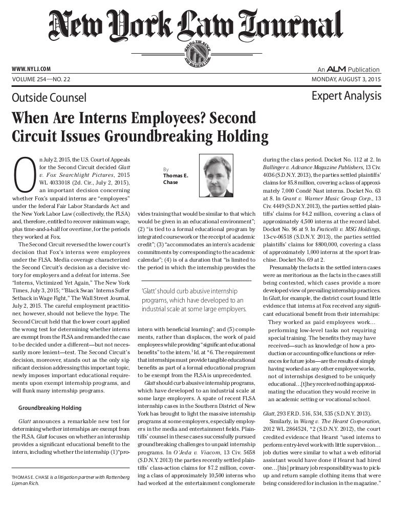 New York Law Journal 8 3 15