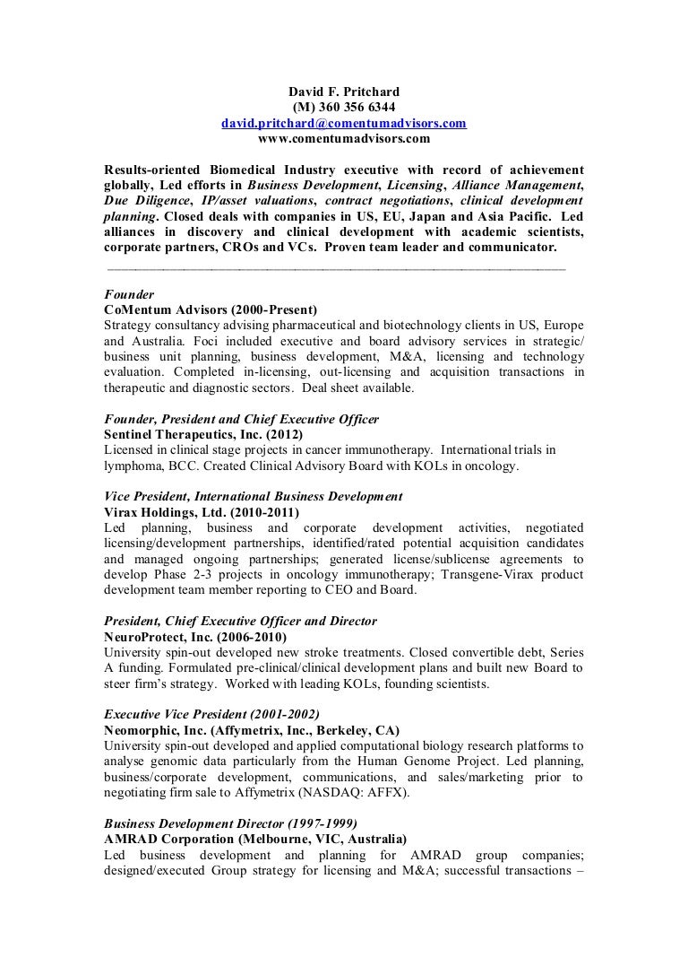 pritchard resume 2015 typical resume cover letter